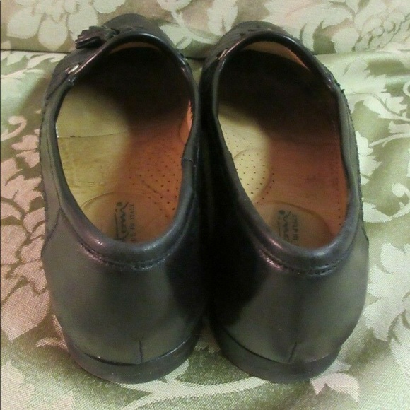 Santoni Black Italian men’s loafers sz 8.5 - Picture 4 of 6